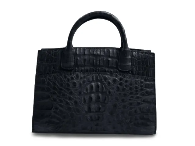 Cora Crocodile Bag Gold Accent