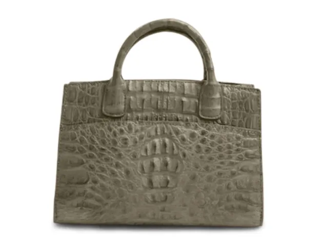 Cora Crocodile Bag Polished Spirit Spacious tote with pockets