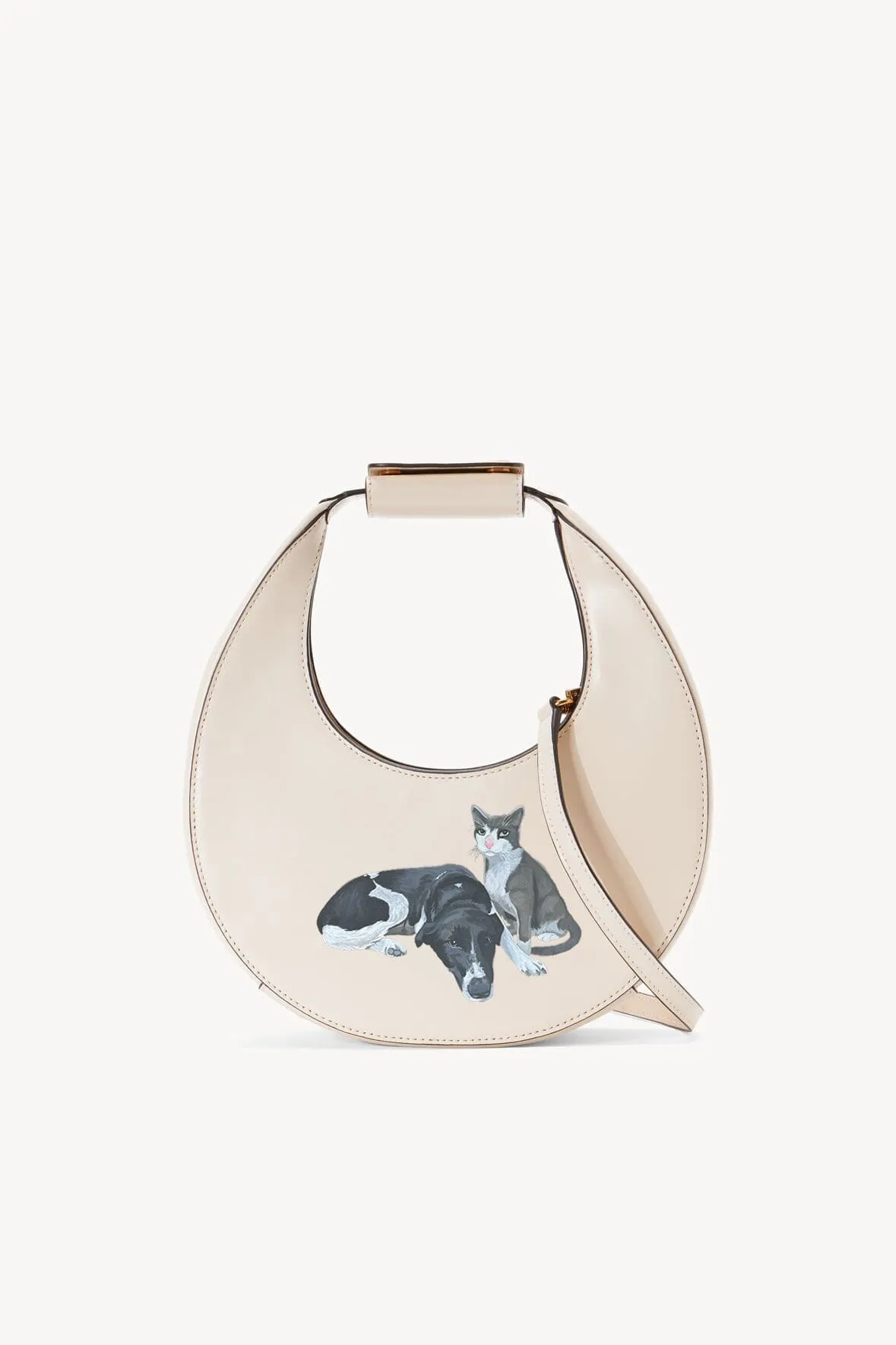 Shopping Day CUSTOM MINI MOON BAG | CREAM