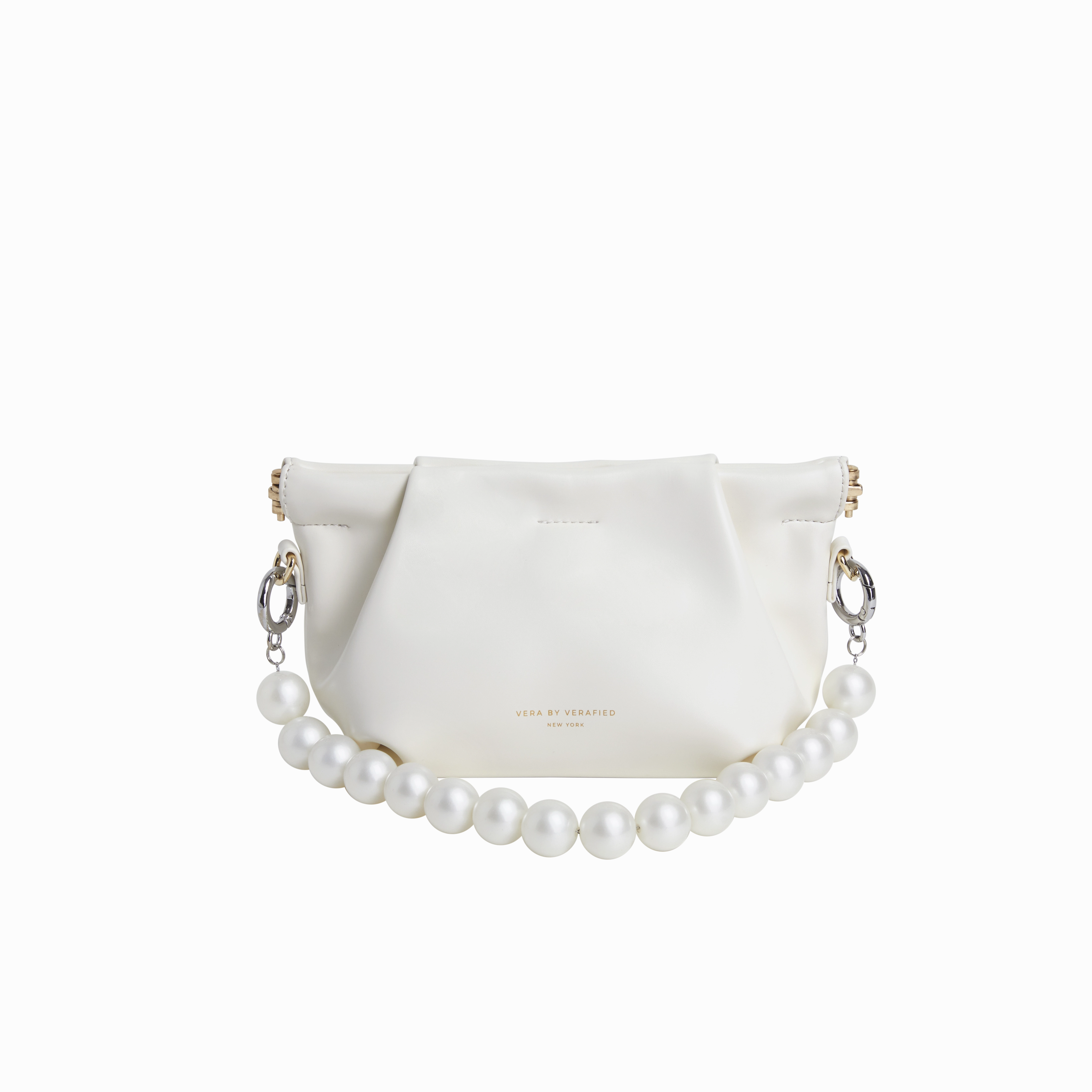 Cream Croissant Shoulder Handbag (Low Stock) Portable Travel Functional Gear