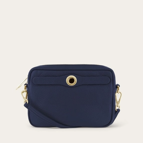 Quality Finish Casual Journey Millie Crossbody | Navy with Gold hardware