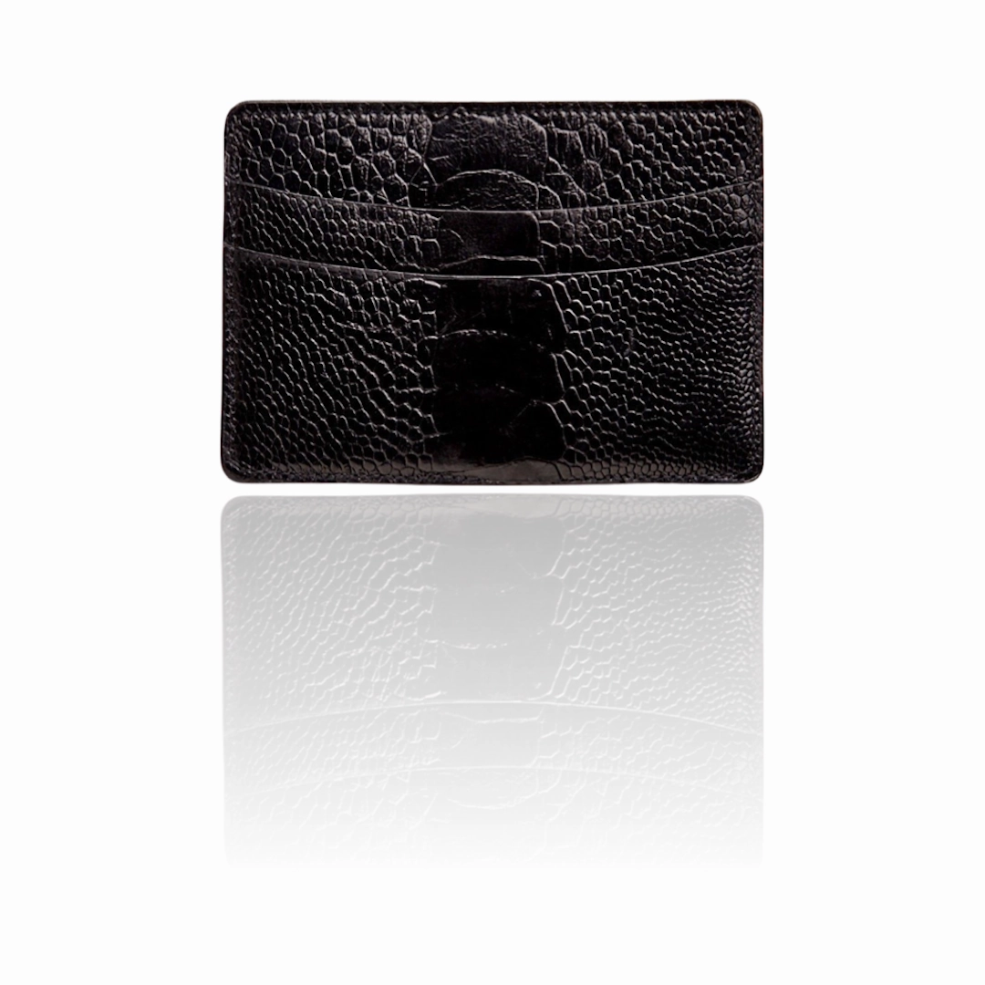 Travel Comfort Credit Card Case - Black