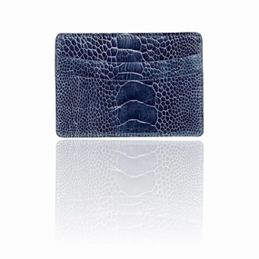 Credit Card Case - Denim Blue Simple Form Secure Storage