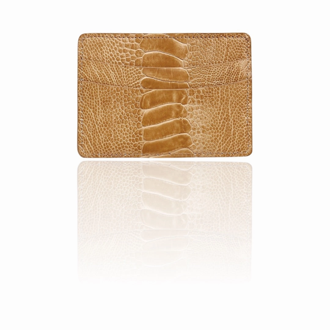 Trendy Look Credit Card Case - Tan