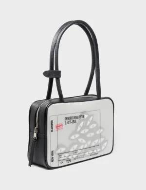 121 Shoulder Bag Black Leather - The Good Carrier Design Stylish Daily