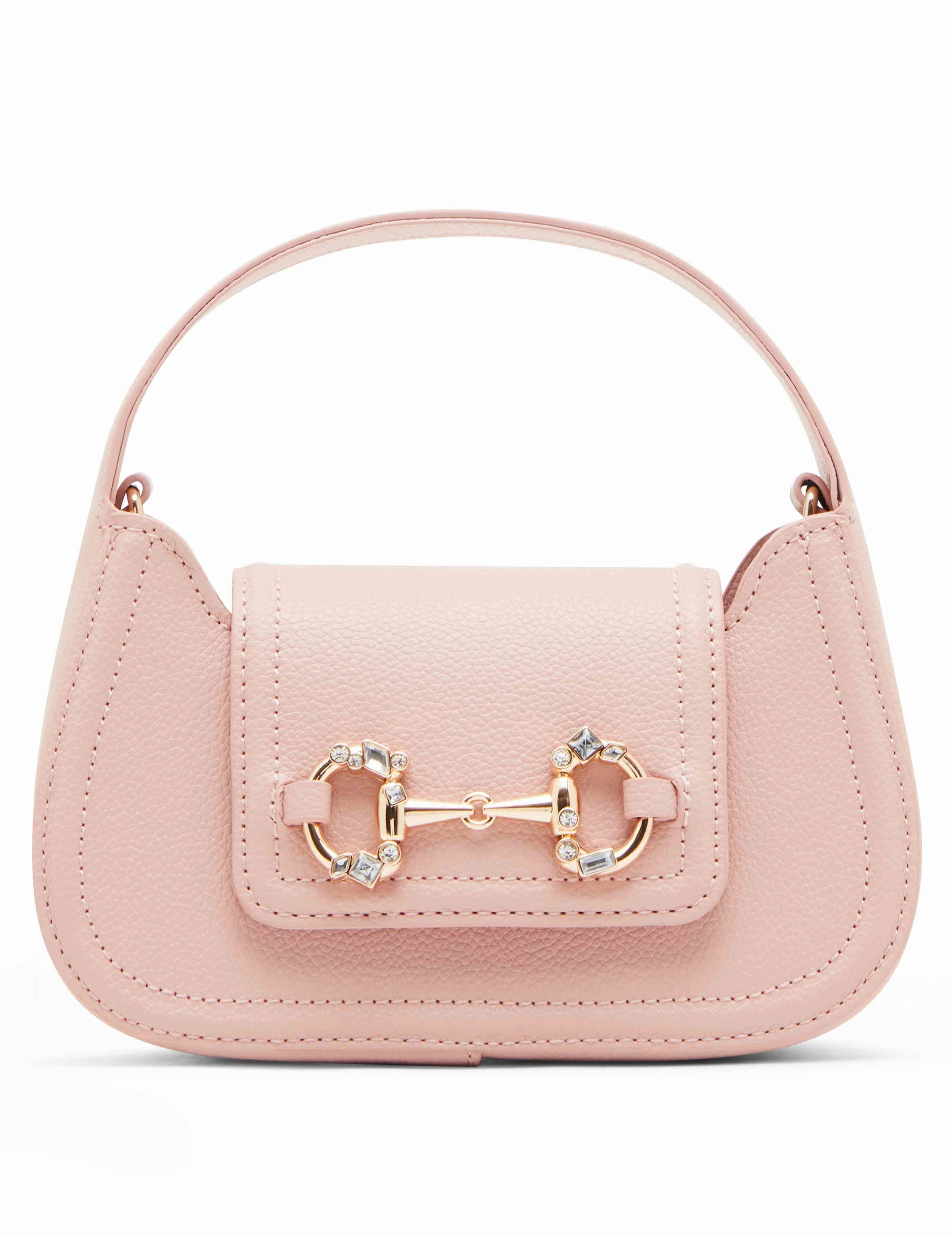 Modern Woman School Essential Crystal horsebit mini top handle with convertible strap