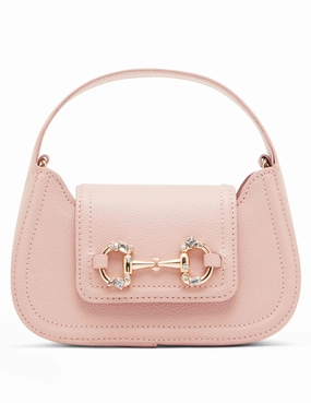 Modern Woman School Essential Crystal horsebit mini top handle with convertible strap