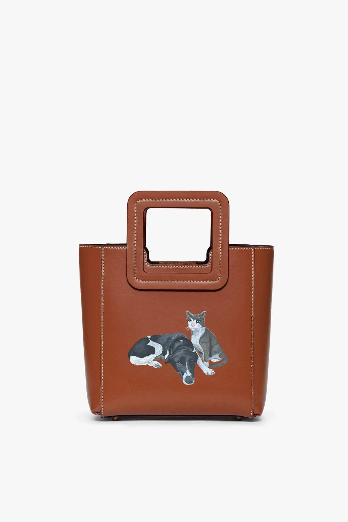 soft elegance CUSTOM MINI SHIRLEY LEATHER BAG | TAN