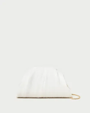 Bailey Pearl Pleated Dome Clutch Fashion Form Special Occasion