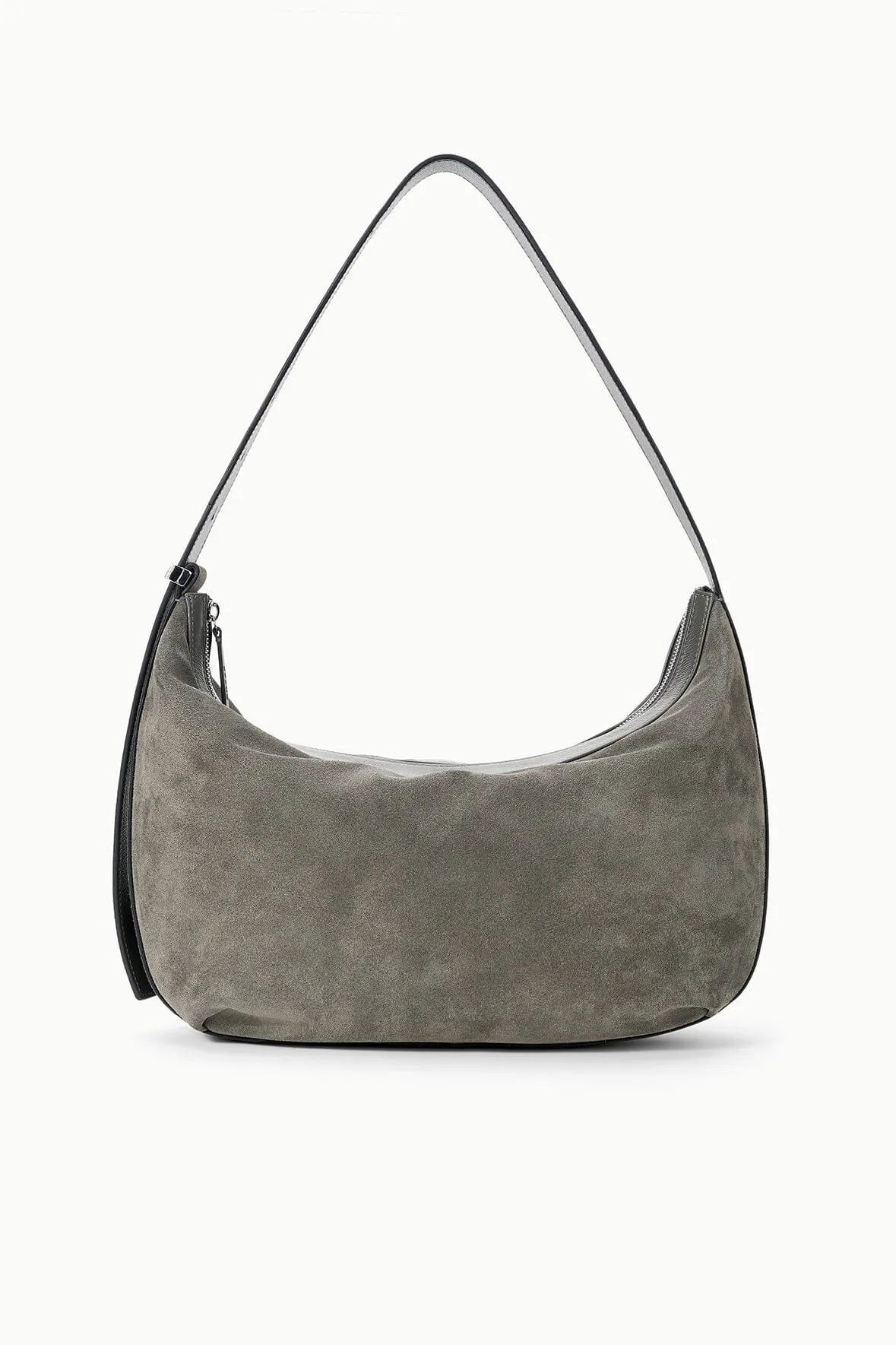 LARGE DEMY SHOULDER BAG | STORM SUEDE Everyday Organizer Weekend Accessory