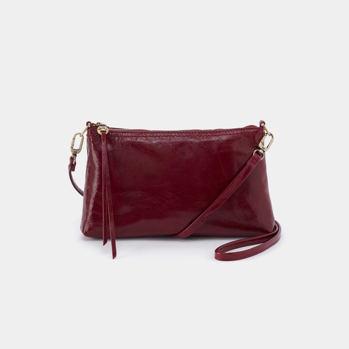 Modern Carry Darcy Crossbody in Polished Leather - Saddleberry