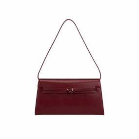 Dark Cherry Shoulder Bag Functional Handbag City Travel