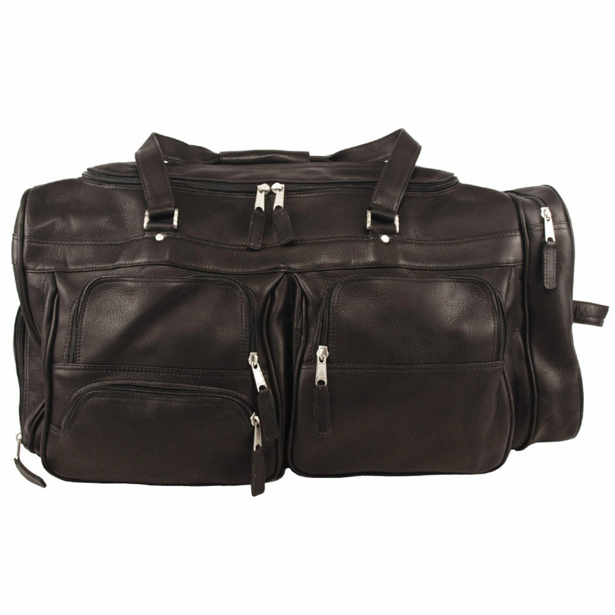 Deluxe Leather Travel Bag Minimal Look Quality craftsmanship