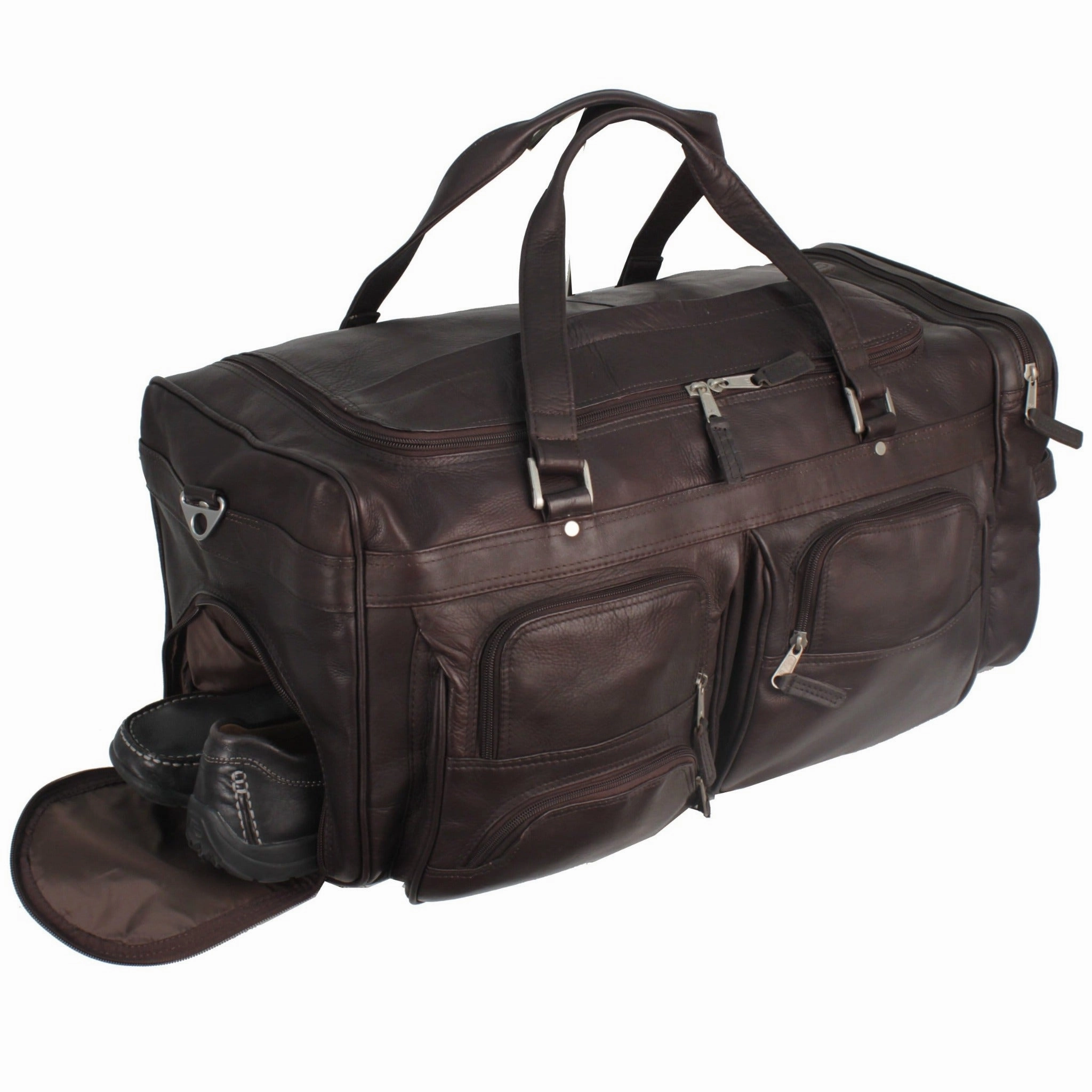 Holiday Travel Everyday Performance Deluxe Leather Travel Bag