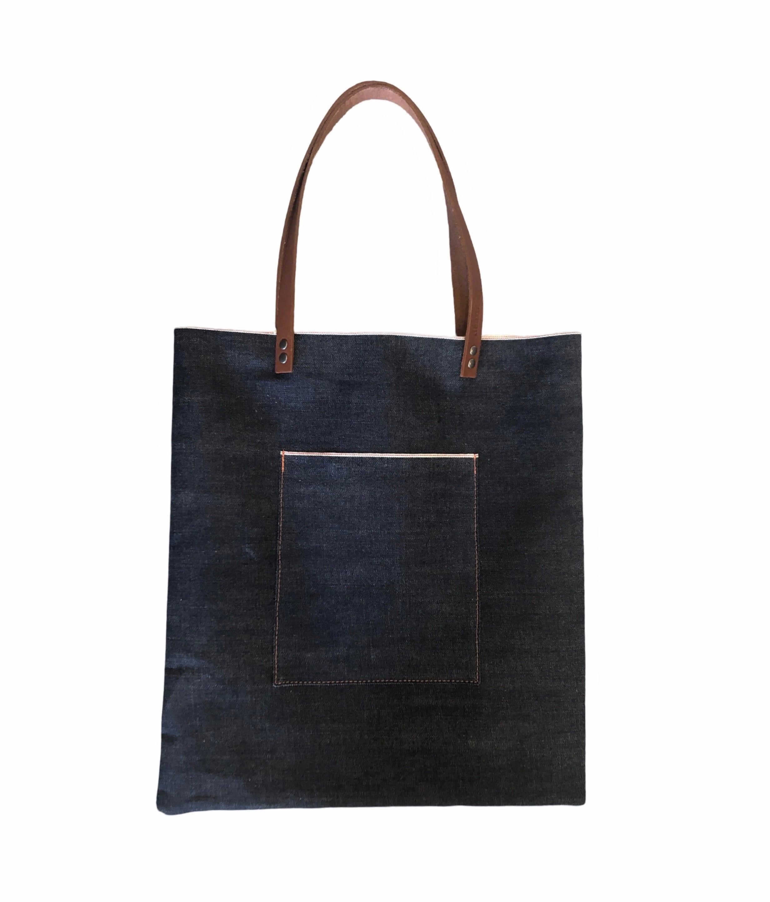 Functional Everyday Compact Travel DENIM SHOPPING TOTE