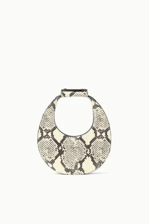 Refined Feature GOODNIGHT MOON BAG | WHITE SNAKE