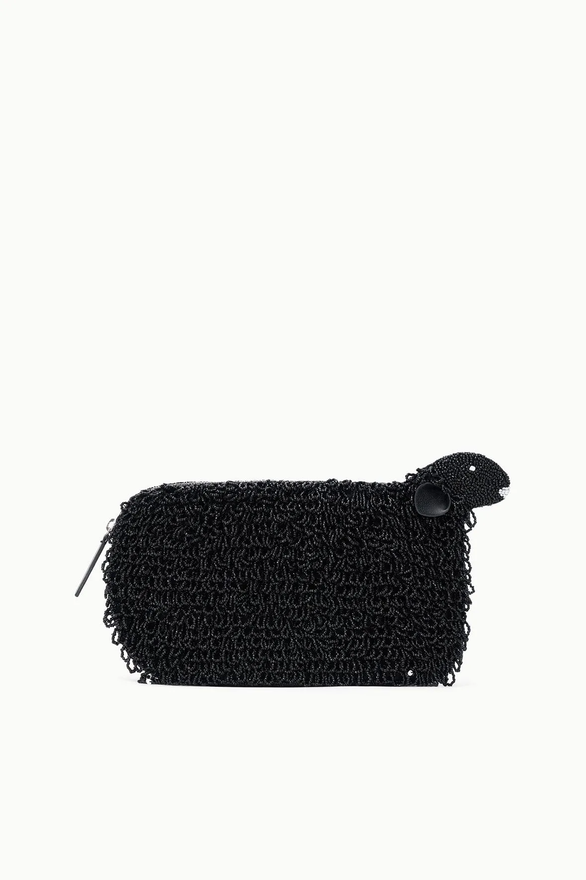 Feminine Touch DOLLY BEADED CLUTCH | BLACK