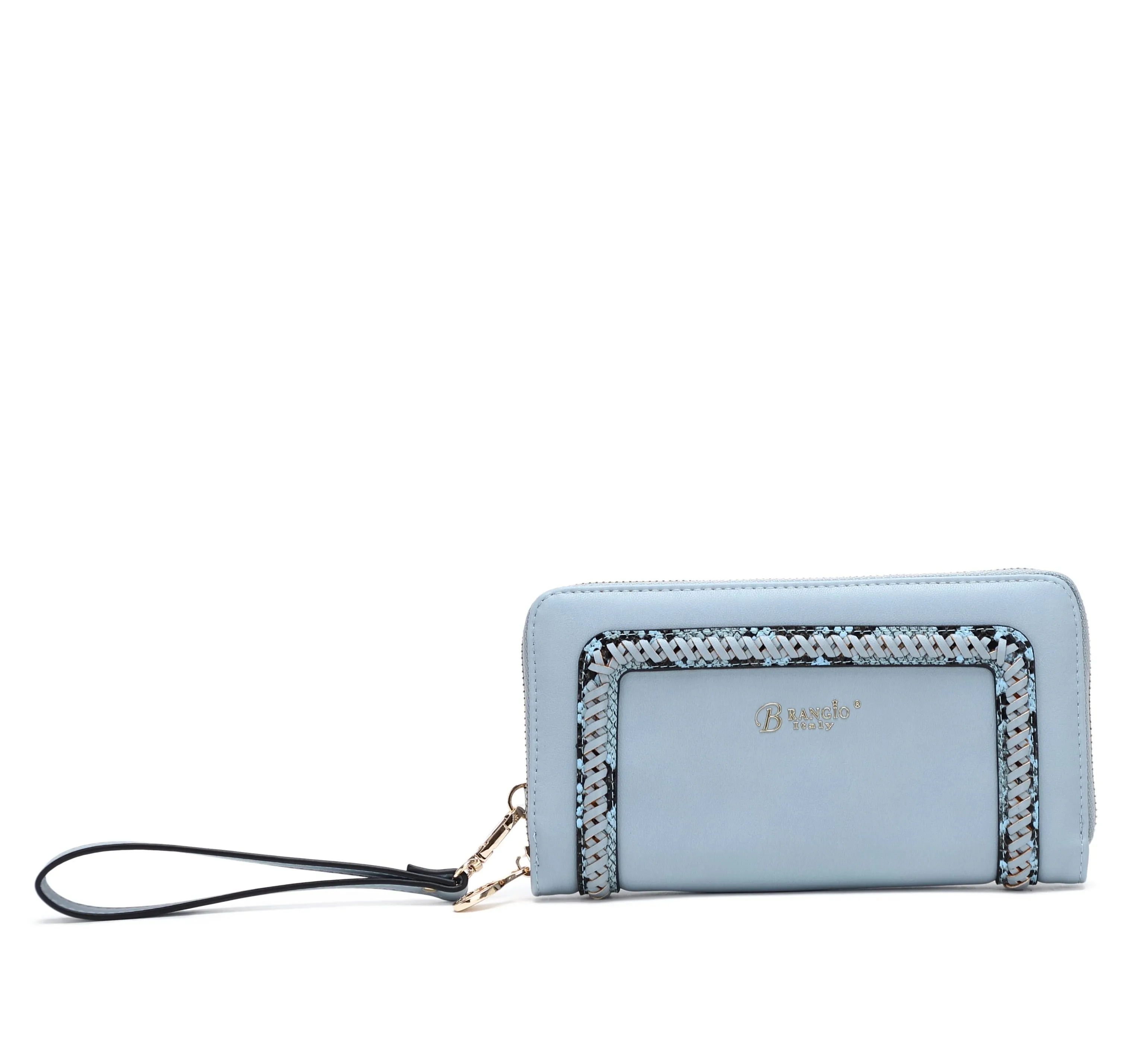 Metal Detail Dragon Queen Wristlet Wallet