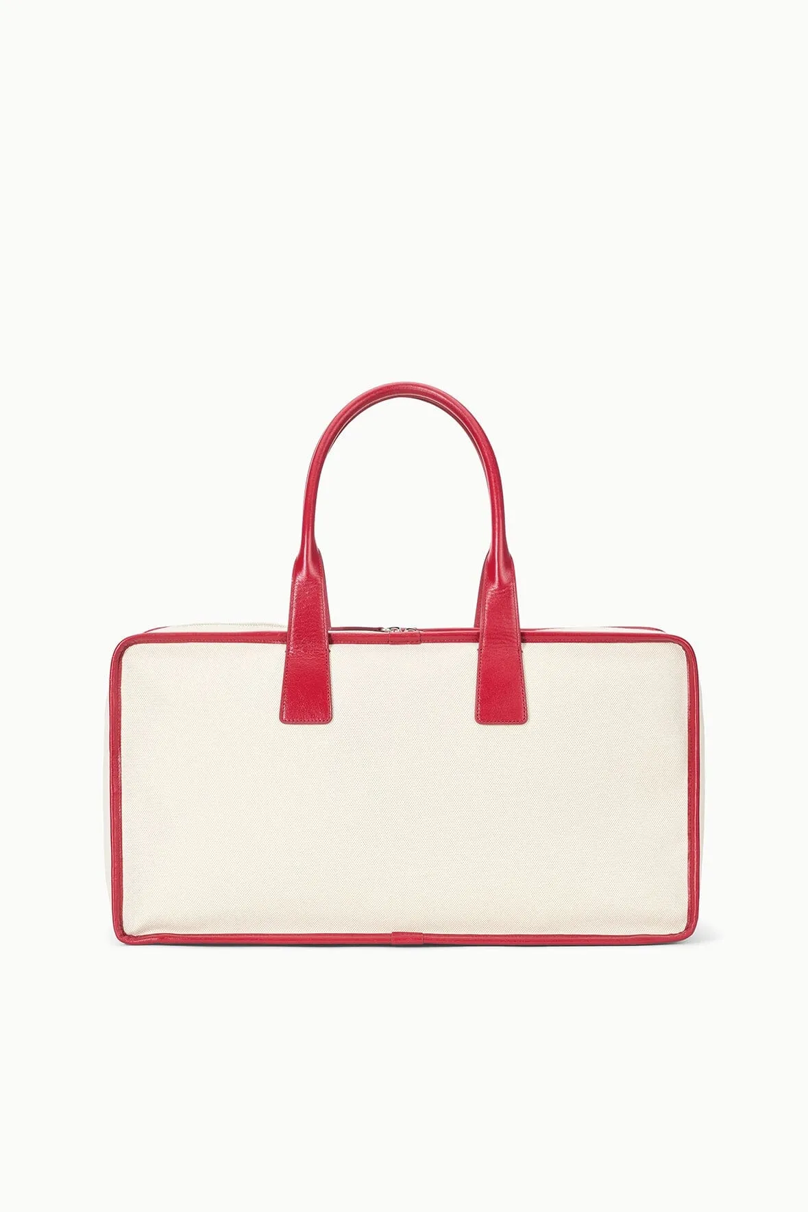 Compact Design Feminine leather satchel DUDE TRAVEL BAG | NATURAL ROUGE