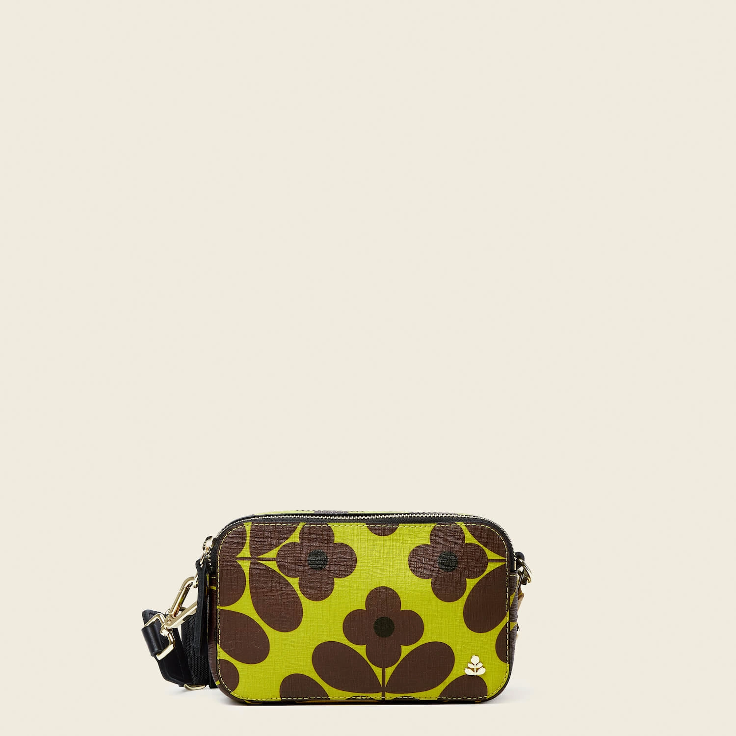 Stylish Function Duo Crossbody - Flower Tile Chartreuse