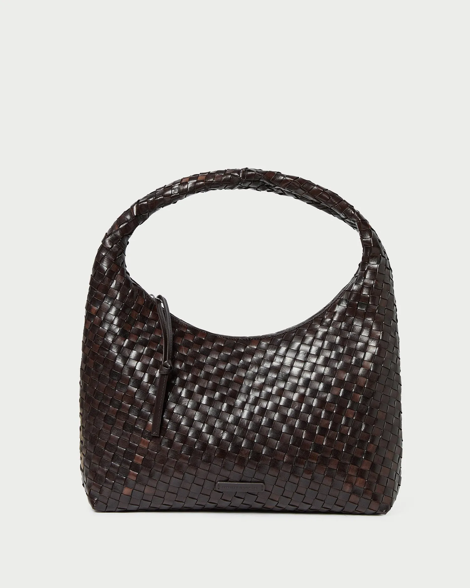 Willow Chocolate Woven Hobo Bag Practical Craft