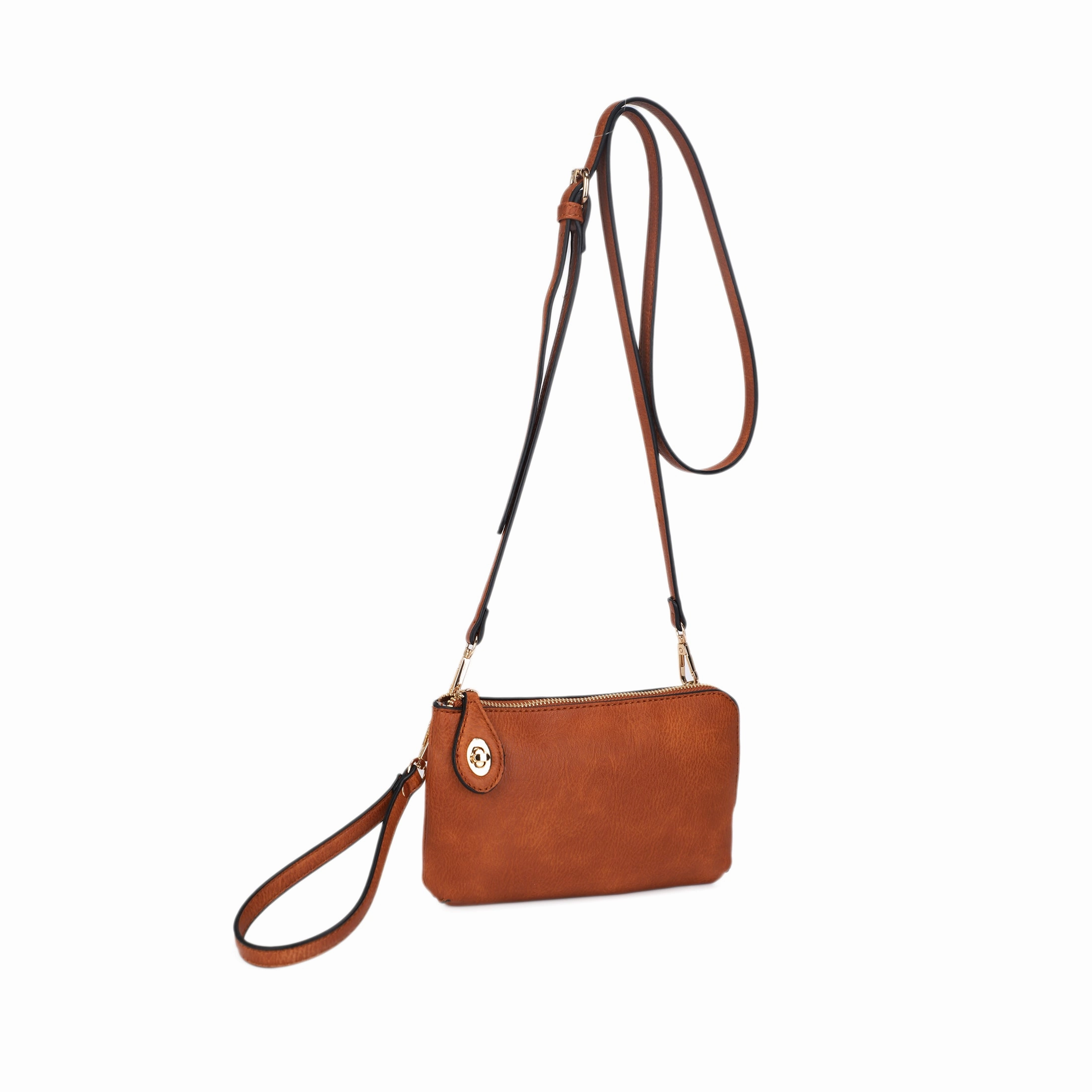 Carrie Mini Turn Lock Crossbody Travel Companion Lightweight Gear