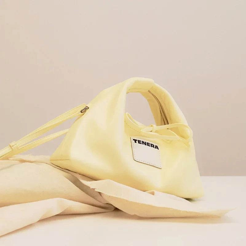 Everyday Utility Daily Storage Mini Hobo Crossbody Bag-TENERA Oil Wax Series