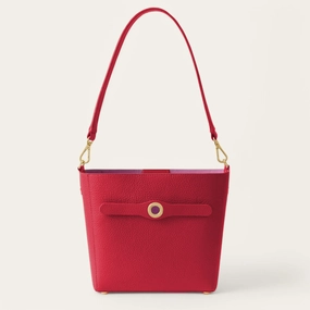 Everyday Comfort Casual Utility Mini S Signature | Pillarbox Red with Gold hardware