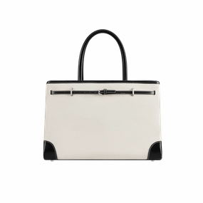 Black Canvas Book Tote Bag 33 (Final Sale) Beach Holiday City Lifestyle