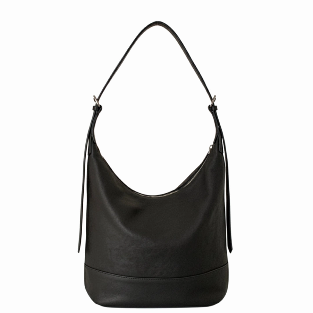 Urban practicality Functional Storage Lira Bucket Bag - Black
