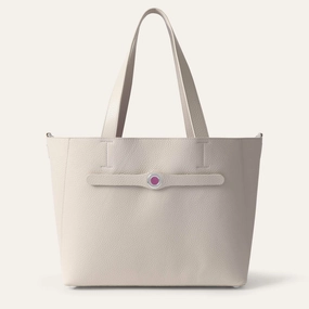 Sarah Tote | Porcelain with Silver hardware Quality Finish