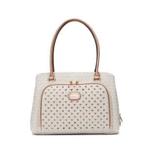 Brangio Italy Luxe Floral Office Tote Formal Attire High Durability