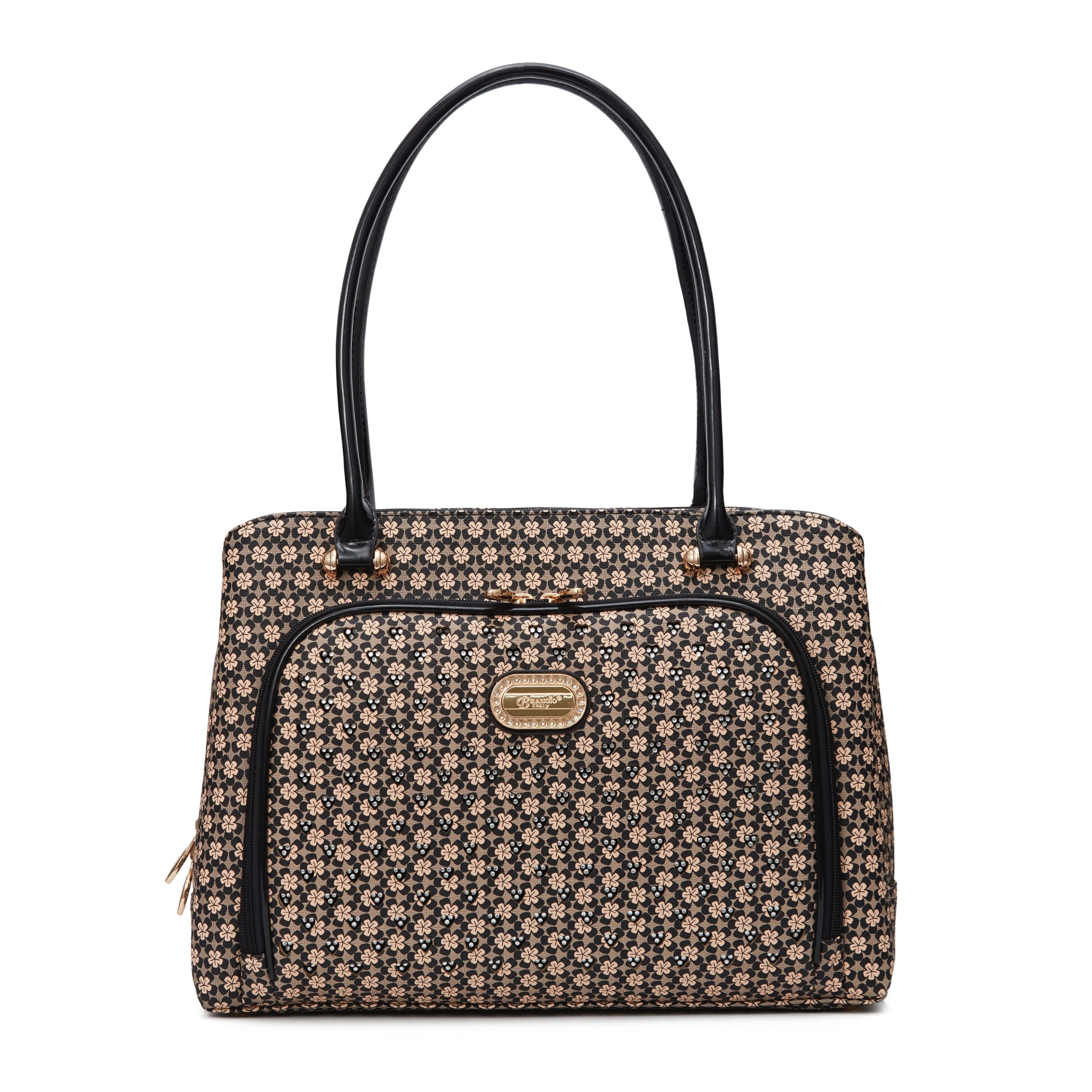 Brangio Italy Luxe Floral Office Tote Luxury Icon Elegant Function