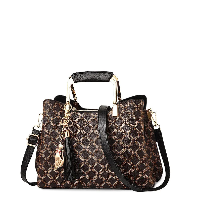 The Napoli Handbag Modern Classic Pebbled Texture