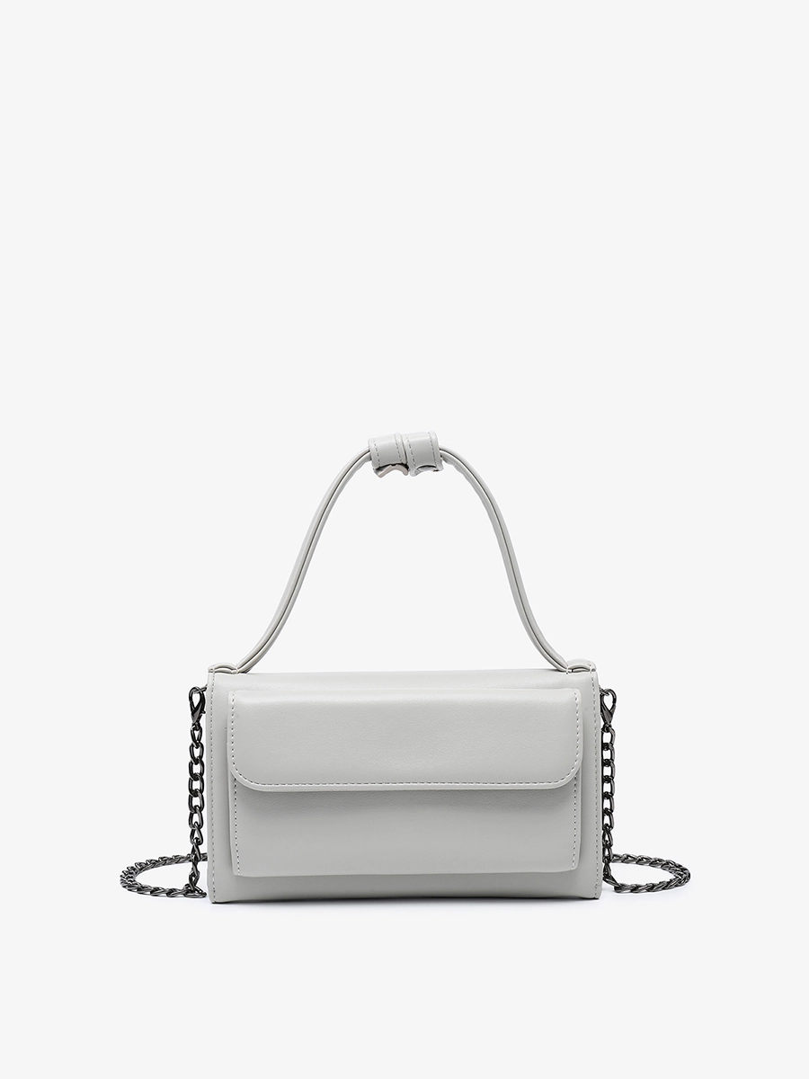 Honey Vegan Rect Chain Crossbody Polished Accessory Contemporary Design