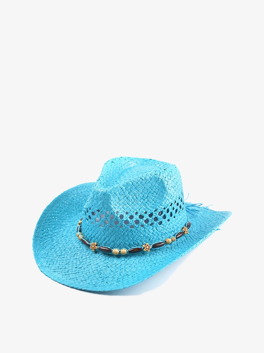 Montgomery Cowboy Straw Hat Timeless Detailing