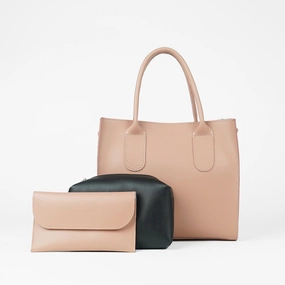 catchy bag set of 3 peach Lightweight accessory