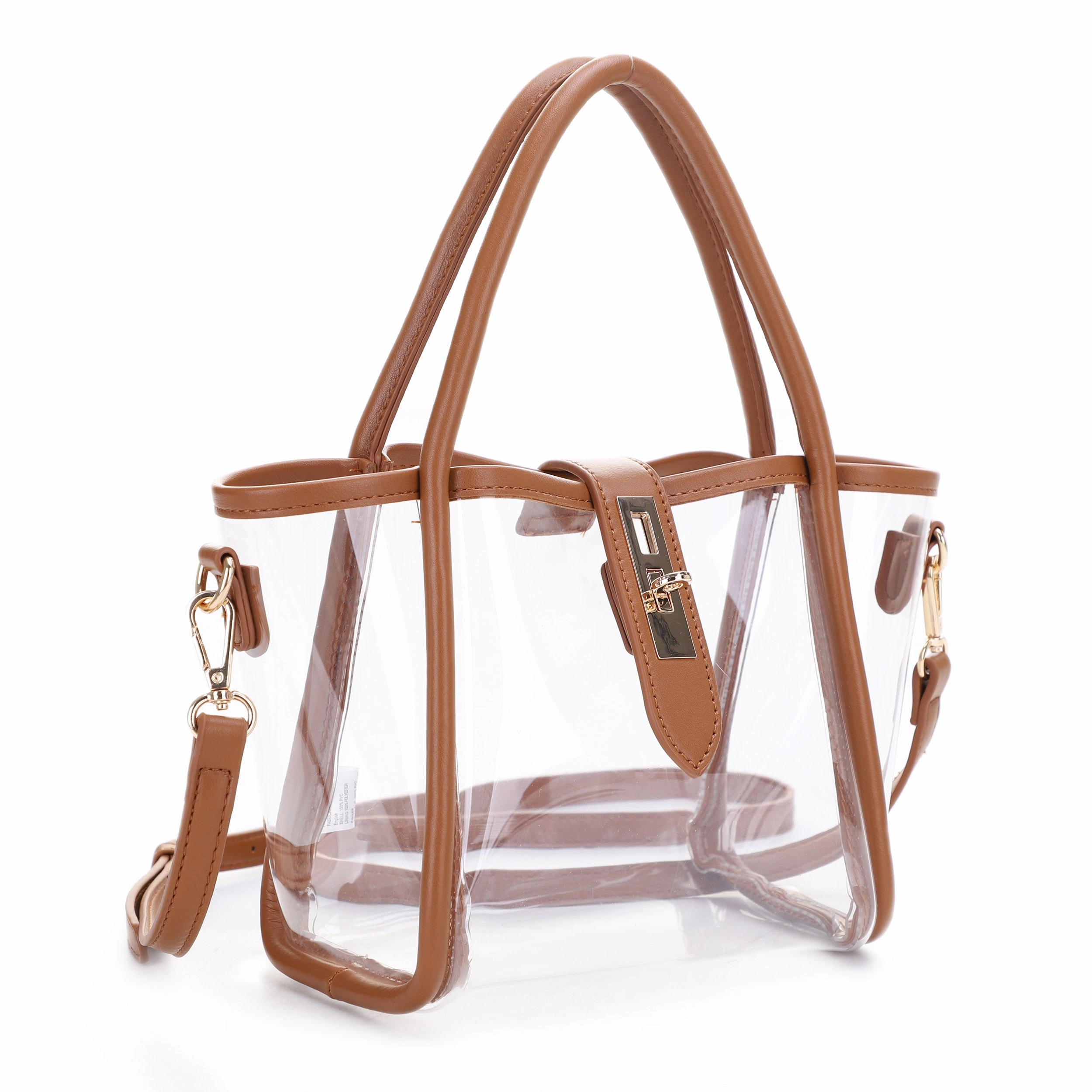 Atlas Color Accent Clear Mini Tote Sporty Look Daily Functionality