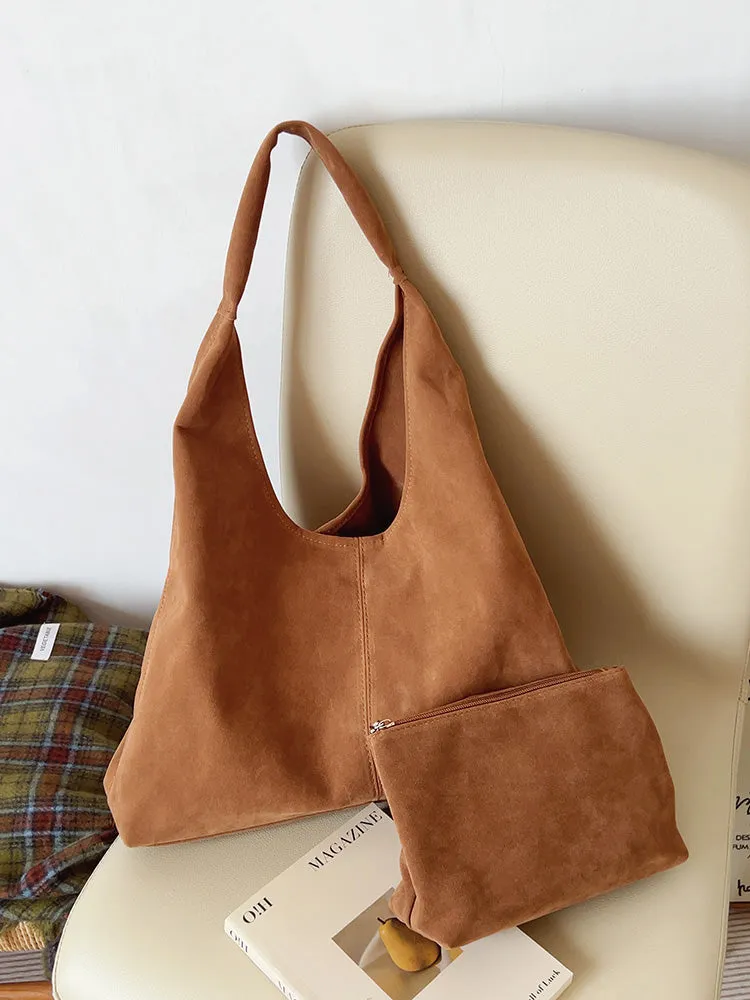 Daily Gear Urban Adventure Elena Handbags Soft Suede Shoulder Bag