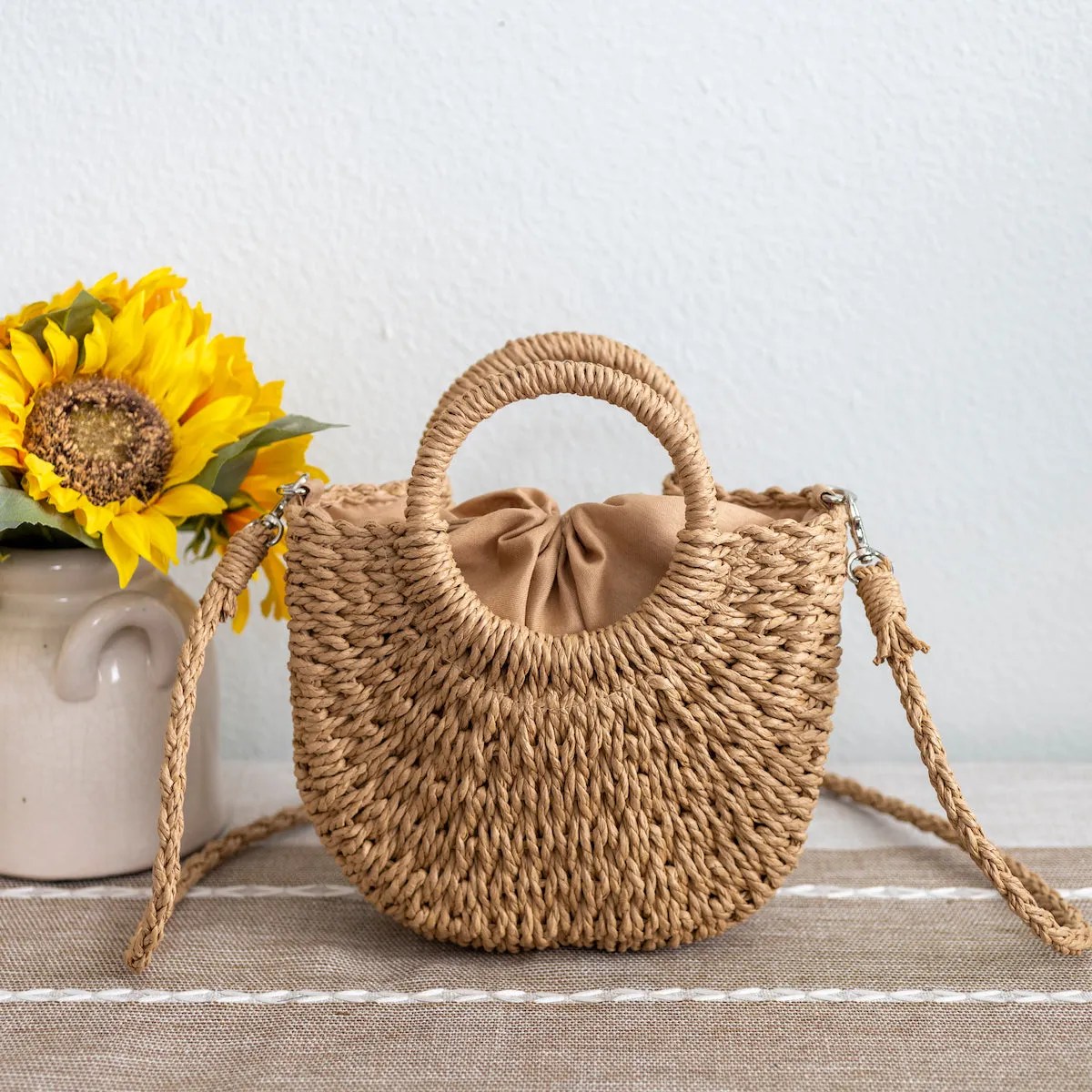 Modern Gear Modern Adventure Elena Handbags Summer Straw Basket Bag