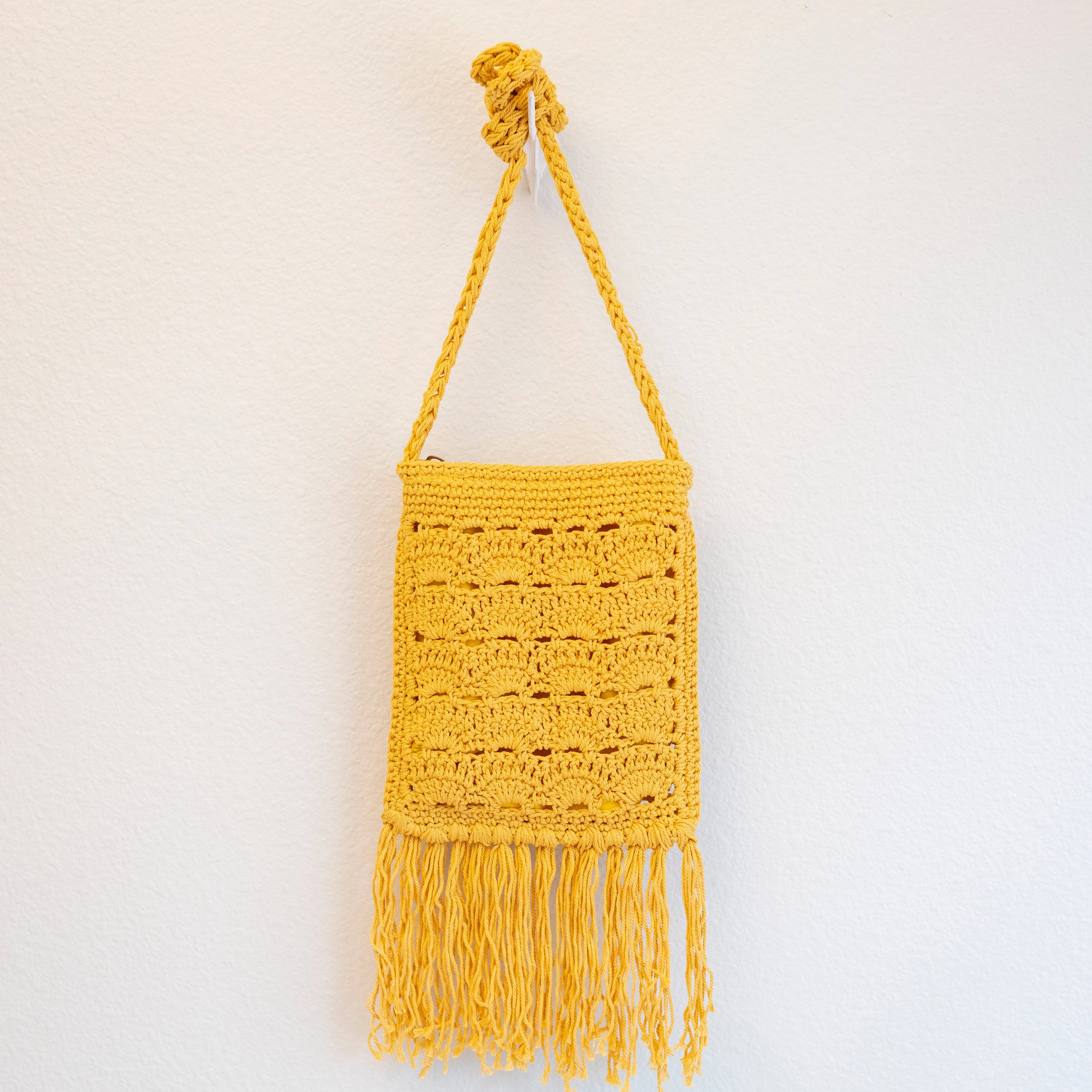 Soft Texture Elena Handbags Handmade Bohemian Tassel Beach Small Bag