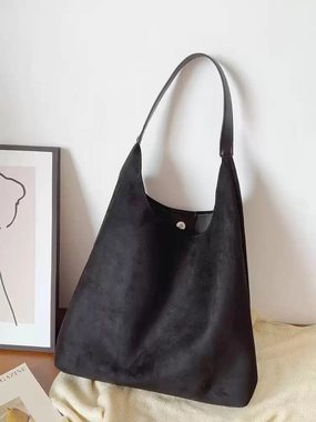 Urban Explorer Everyday Durability Elena Handbags Simple Suede Tote Bag