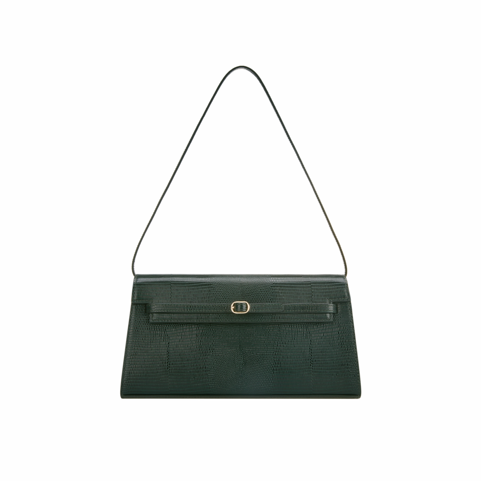Urban Function Emerald Lizard Shoulder Bag