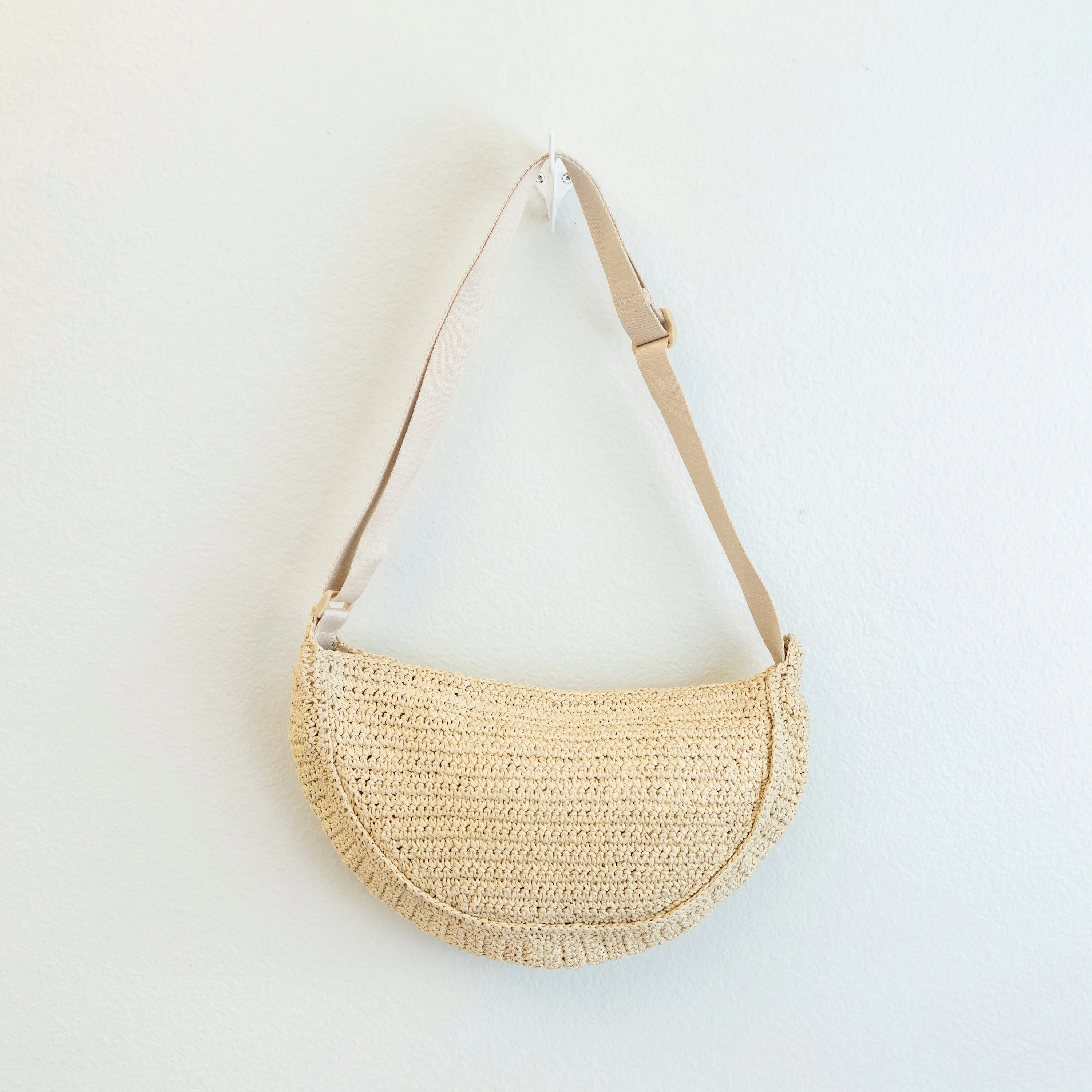 Minimal Gear Elena Handbags Straw Woven Crossbody Bag