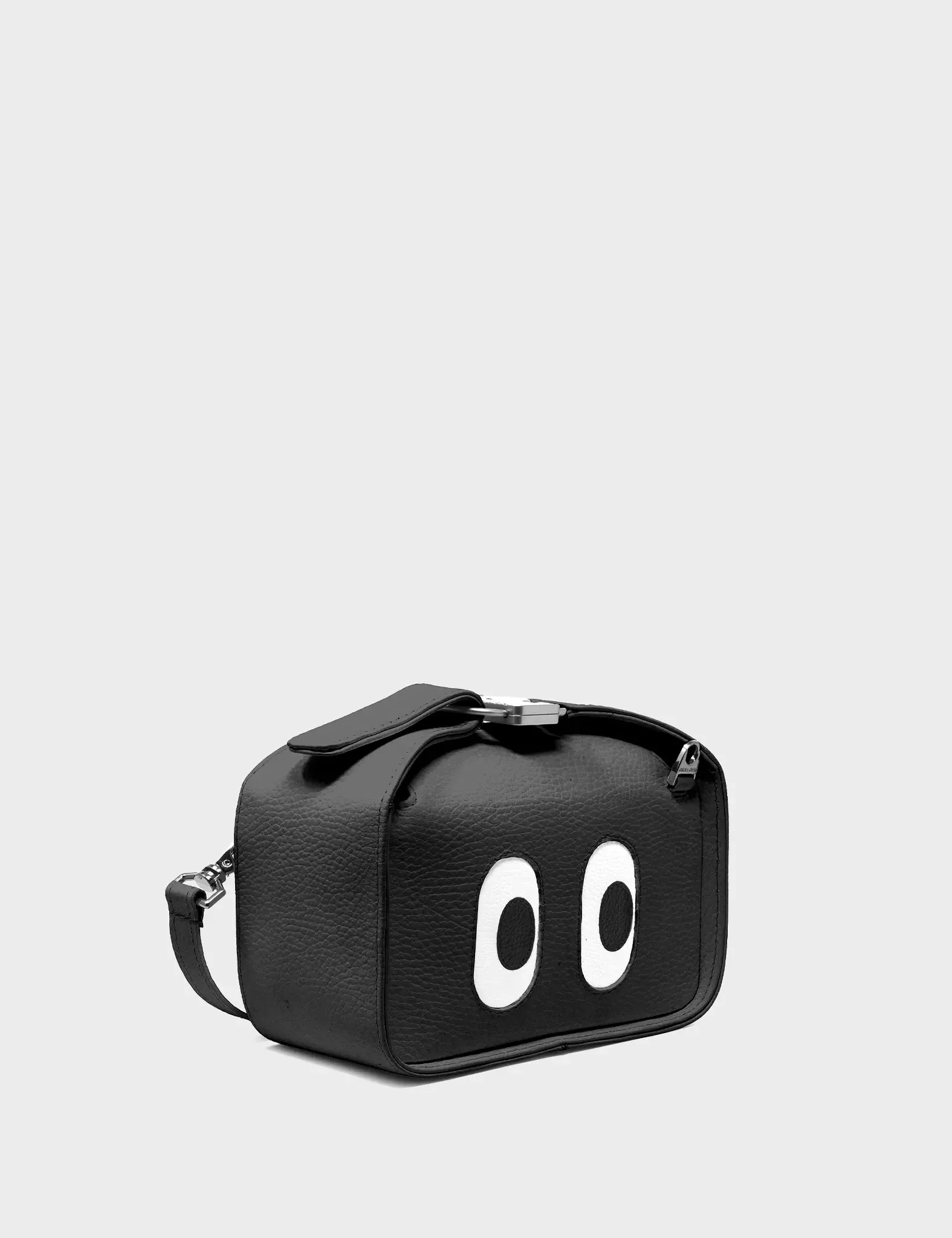 Benji Micro Crossbody Black Leather Bag - Look Up ?? Stylish Urban Life