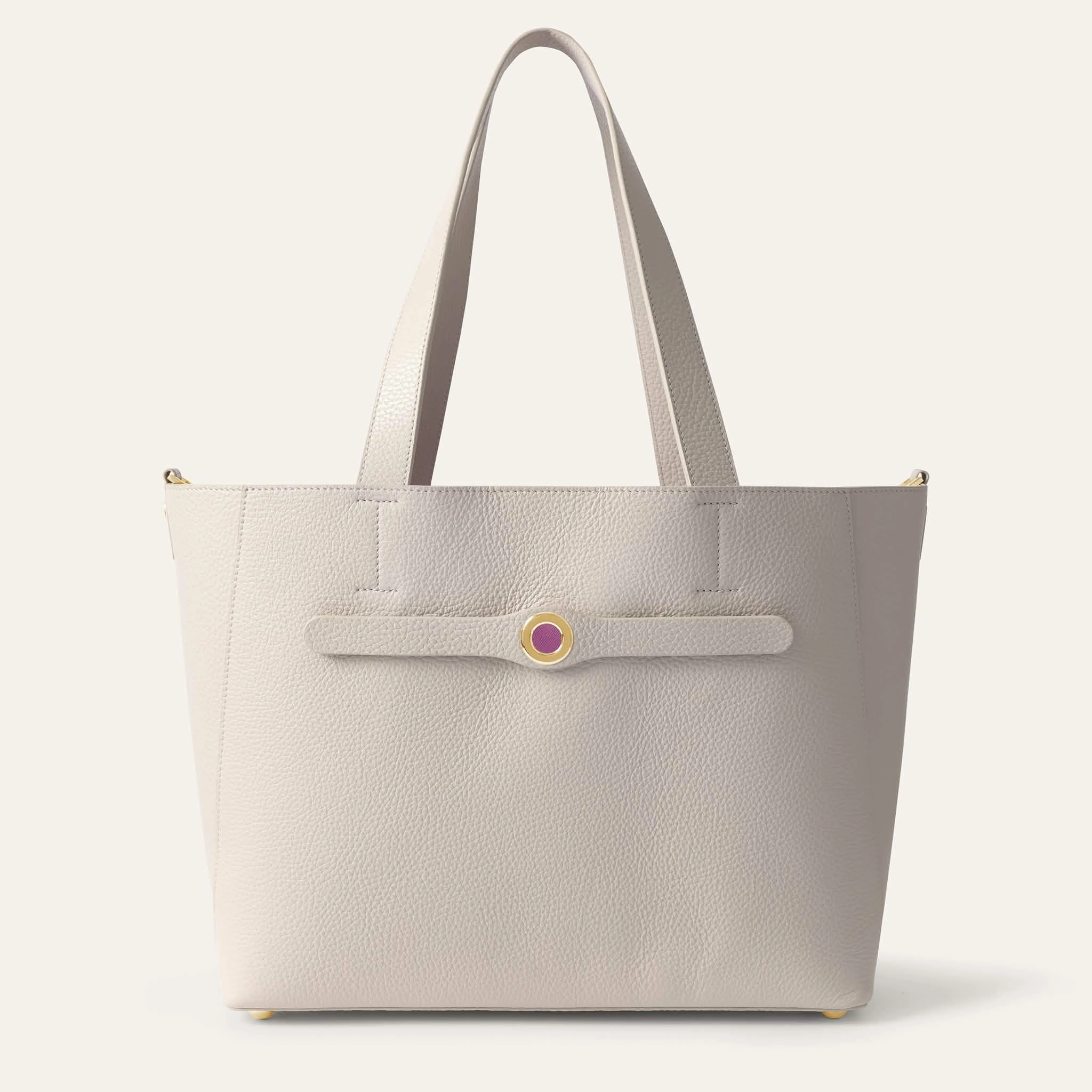 Sarah Tote Signature | Porcelain with Gold hardware Lightweight Utility