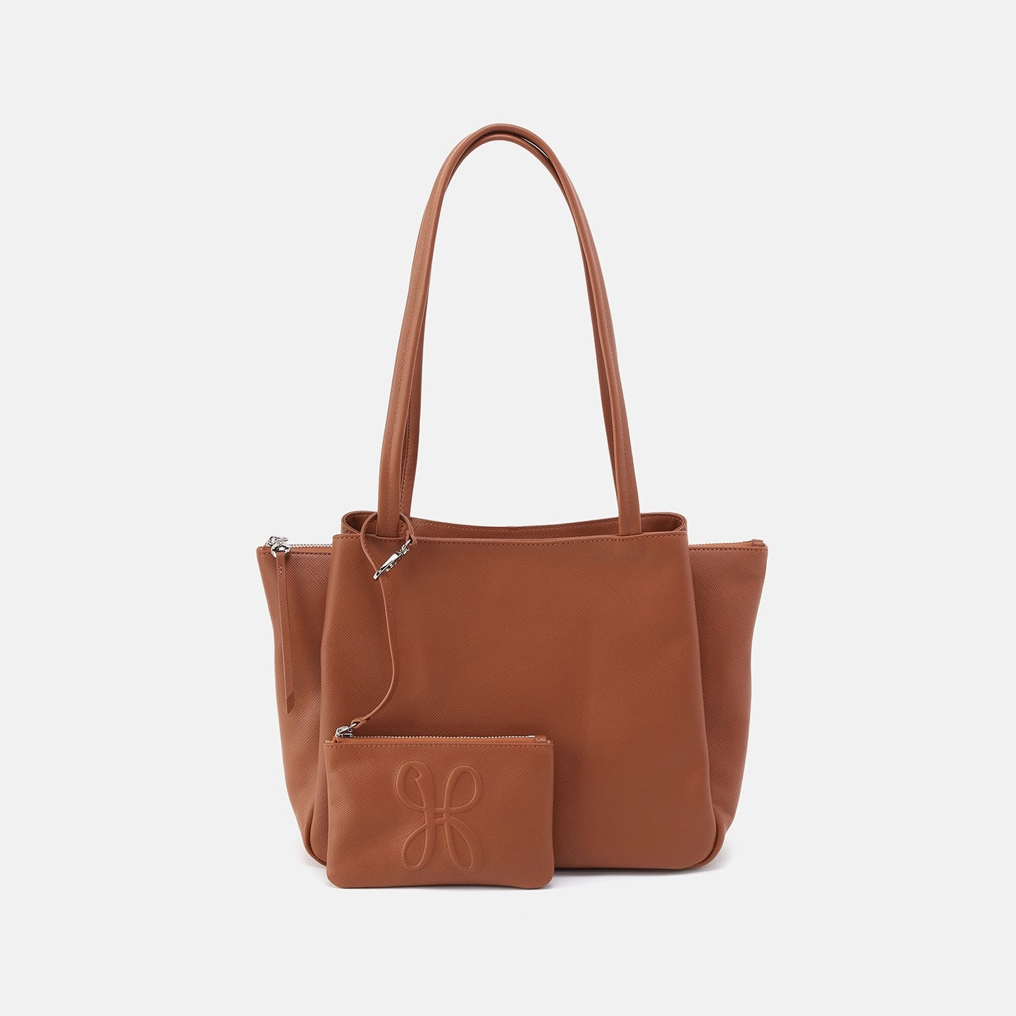 Essential Medium Tote In Soft Saffiano Leather - Lion Smart Comfort Sleek Functionality