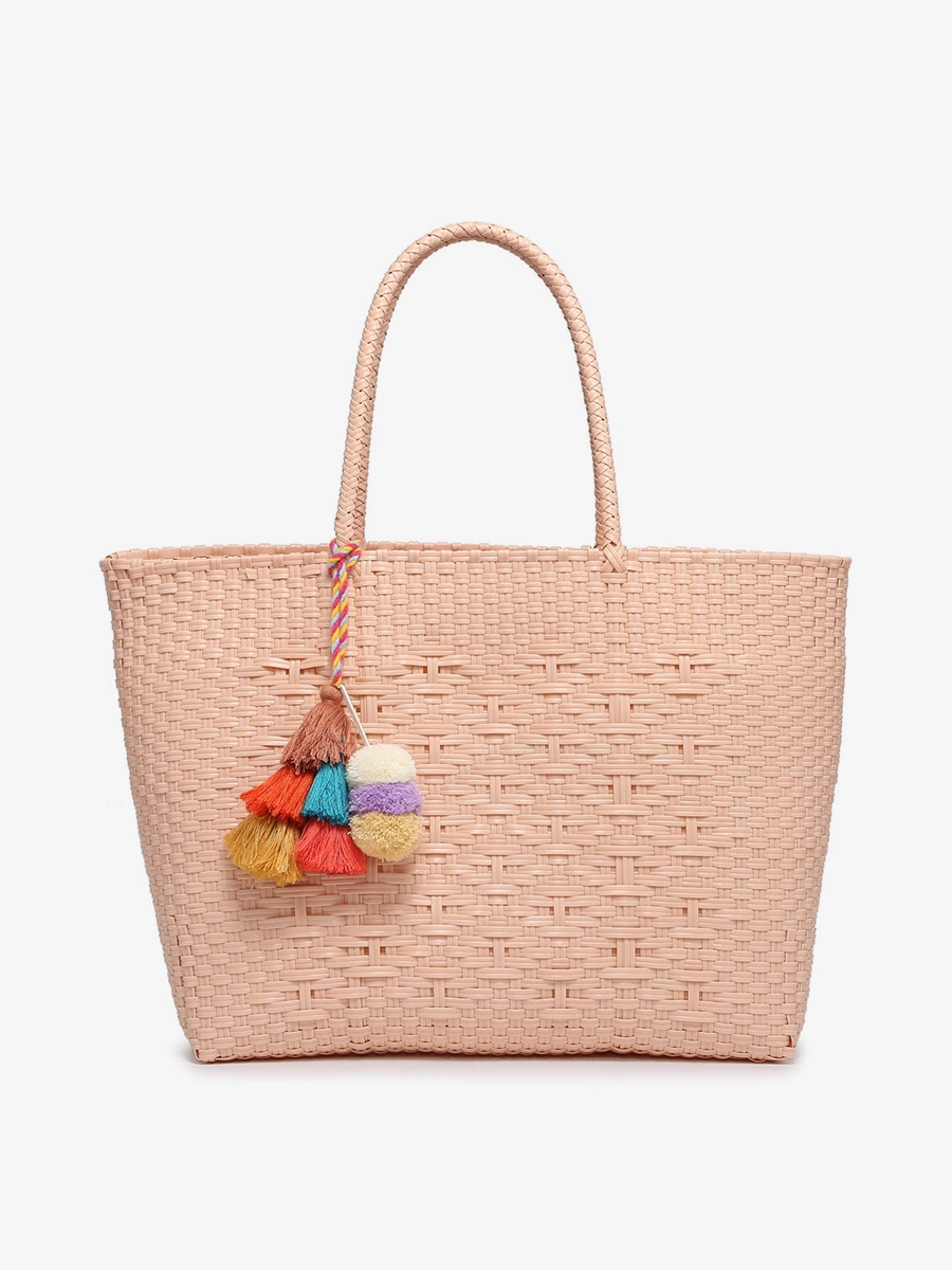 Shelby Handwoven Tote Refined Appearance