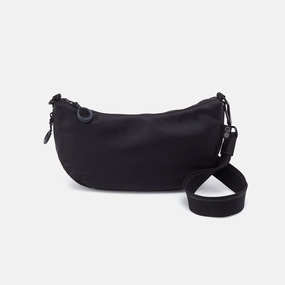 EVERY WEAR Crossbody in CaRefiber recycled nylon - Jet Keeps your hands free while providing easy access to essentials Chic Outdoor Fashion