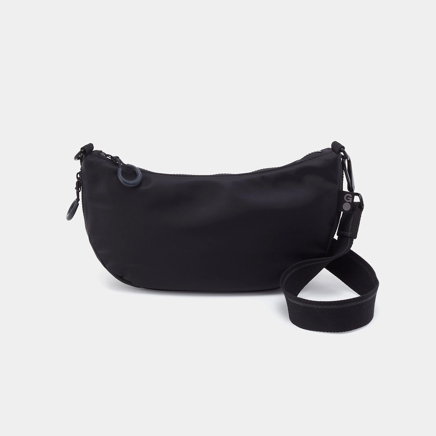 EVERY WEAR Crossbody in CaRefiber recycled nylon - Jet Keeps your hands free while providing easy access to essentials Chic Outdoor Fashion